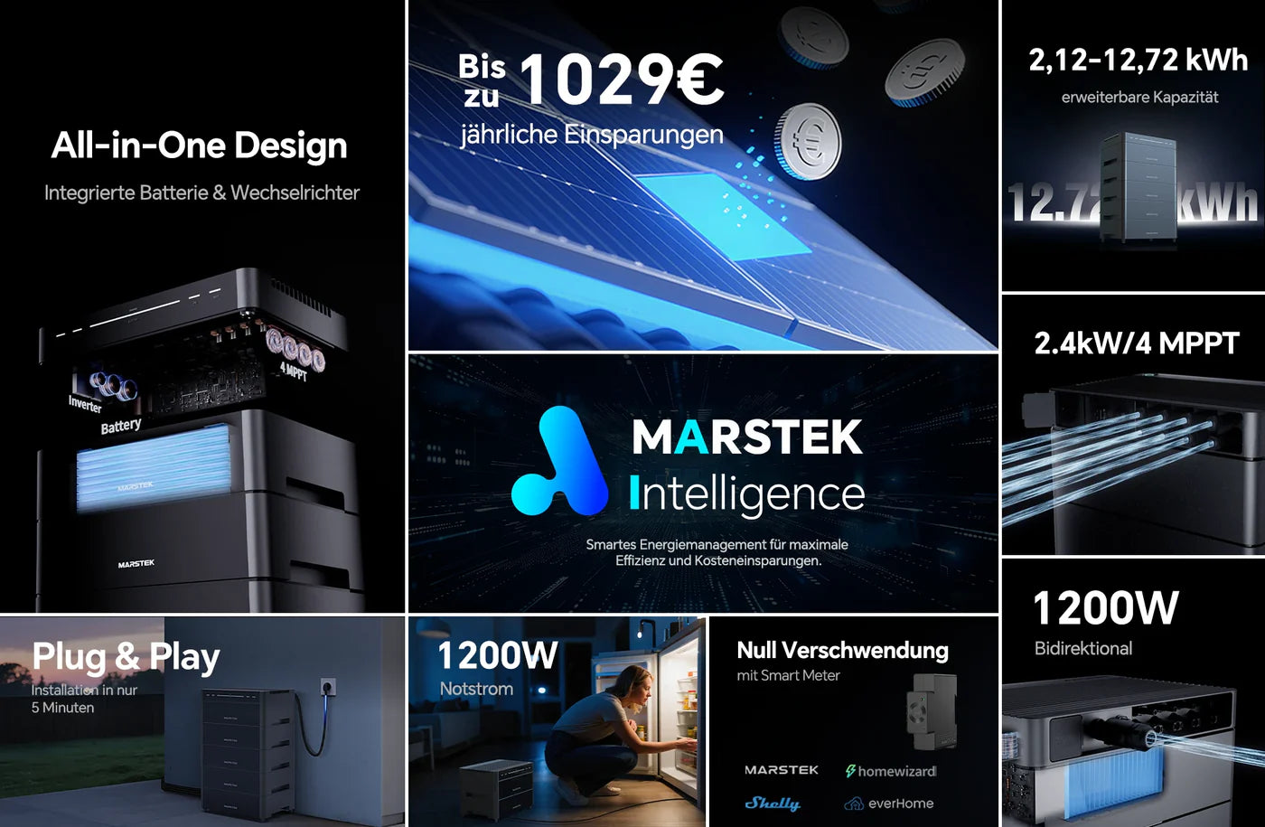 Marstek venus A Balkonkraftwerk