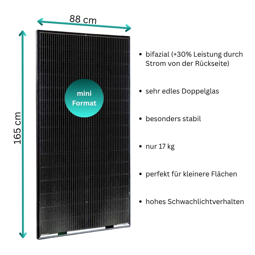 kleines Balkonkraftwerk im Sonderformat – MyVoltaics