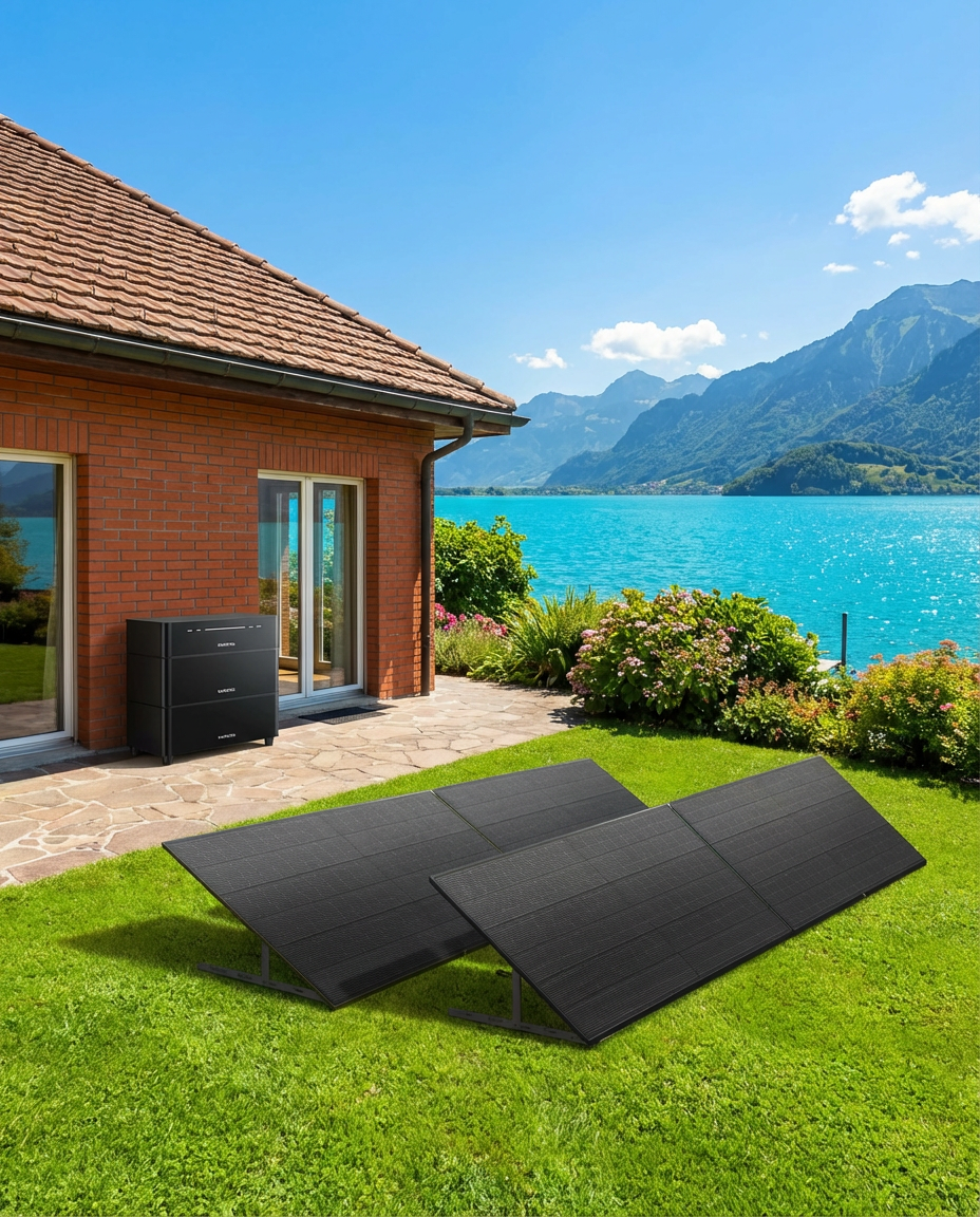 Balkonkraftwerk 2026 mit Speicher - jetzt neu von MyVoltaics. Sets mit Marstek, Zendure, Anker im Sortiment - mobile