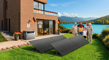 Balkonkraftwerk mit Speicher - jetzt neu von MyVoltaics. Sets mit Marstek Venus, Zendure, Anker Solix im Sortiment - bis 2000 € sparen