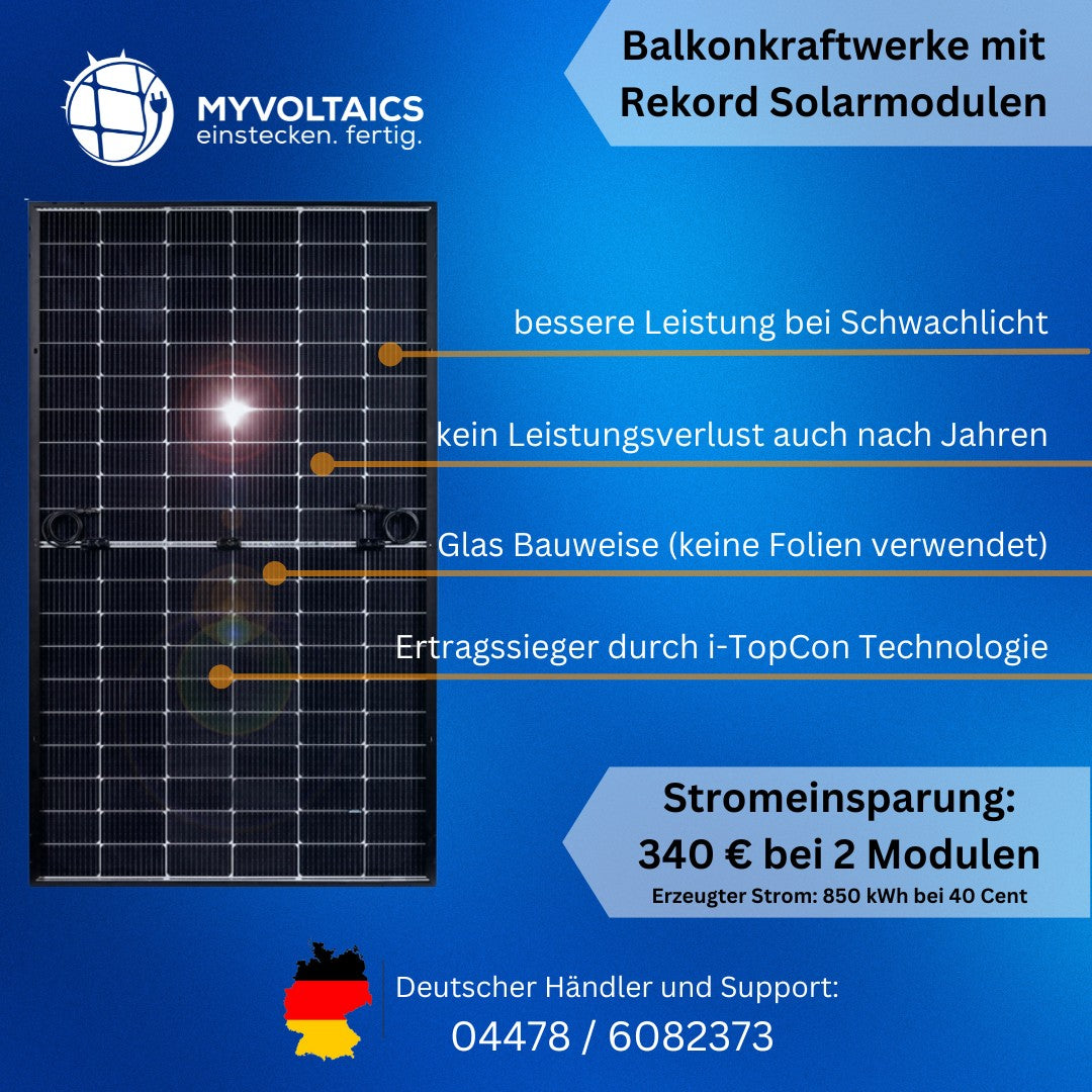 SALE % - 900 Watt Balkonkraftwerk für Einsteiger